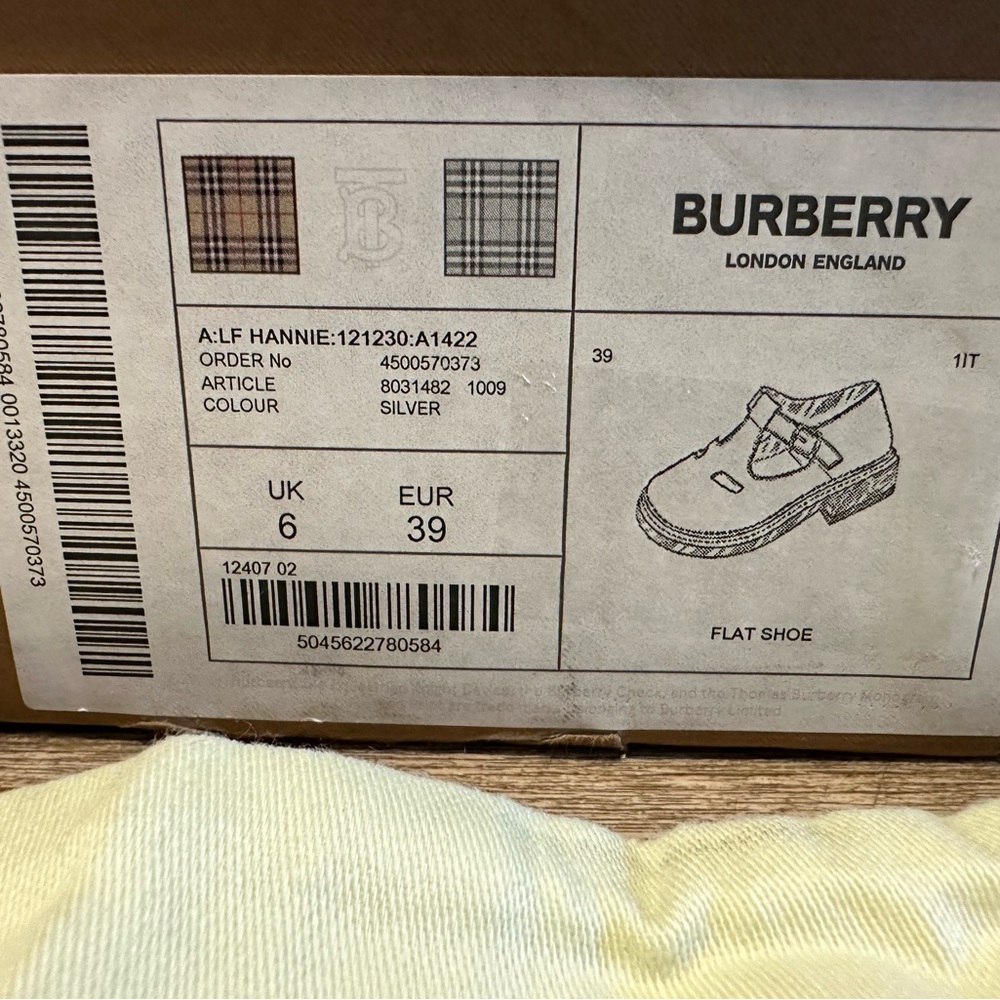Brand New Burberry Mary Jane Shoes - Picture 6 of 7